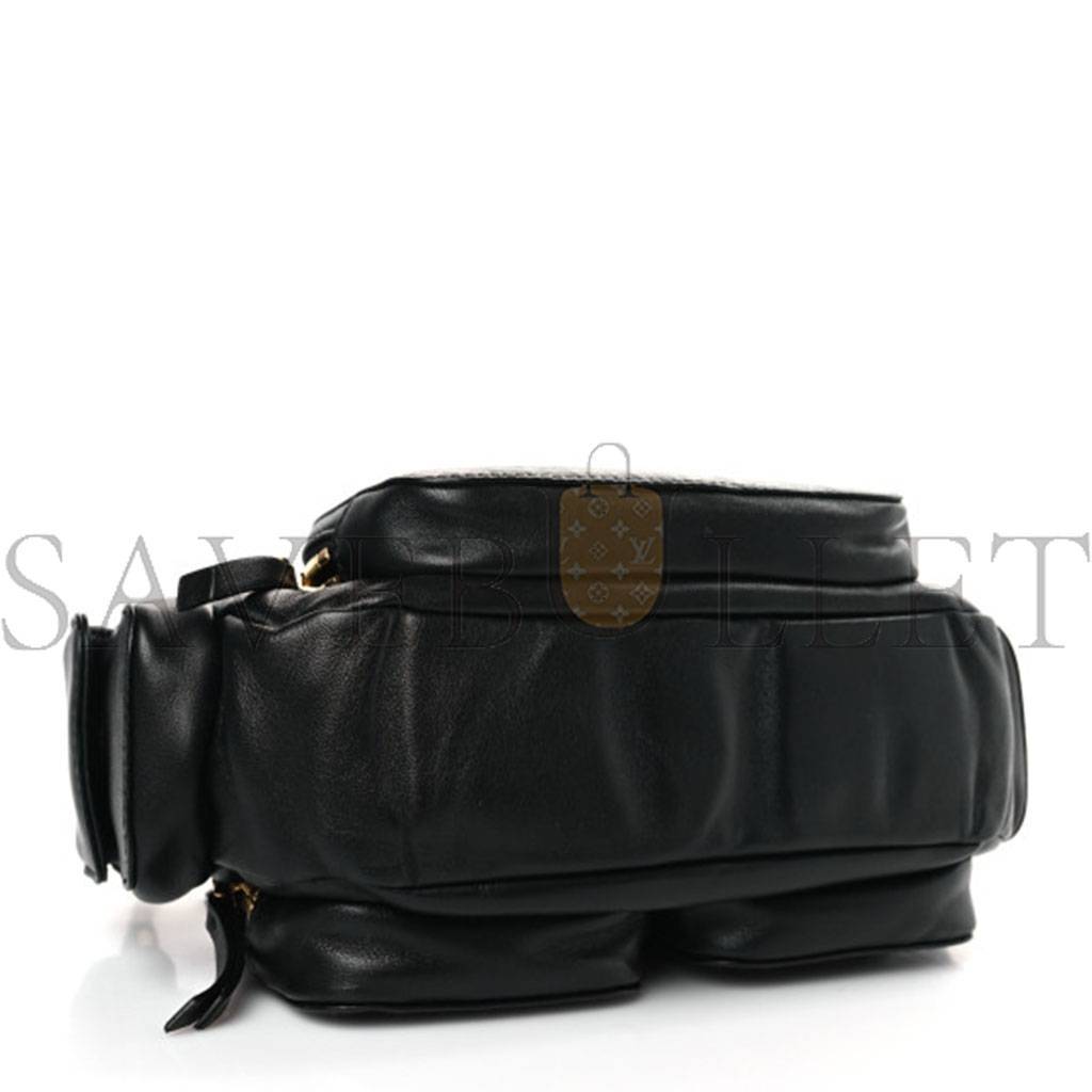 M1v M1v nappa multi pocket hobo black 5bc145 (22*13*6cm)